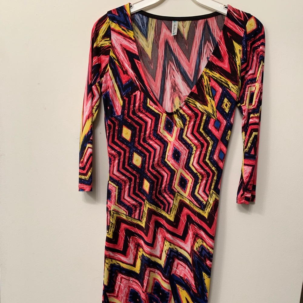 Multicolor Bodycon Dress